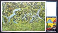 CARTE D'EXCURSIONS. LUGANO ET LES TROIS LACS