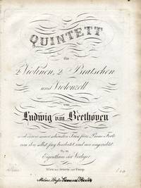 Quintett f&uuml;r 2 Violinen, 2 Bratschen und Violonzell... Op. 104. [Parts]