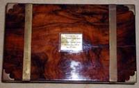 Walnut writing box presented to Rev. Thomas Ellis Jones