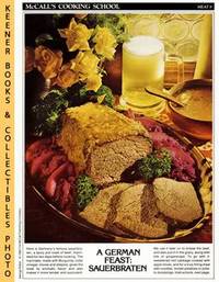 McCall's Cooking School Recipe Card: Meat 8 - Sauerbraten With Red Cabbage  (Replacement McCall's Recipage or Recipe Card For 3-Ring Binders)