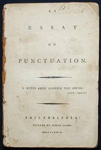 An Essay on Punctuation An Essay on Punctuation
