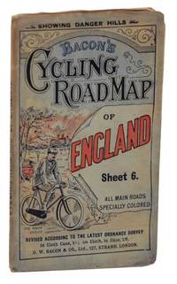 Bacon's Cycling Road Map of England Sheet 6