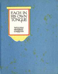 EACH IN HIS OWN TONGUE