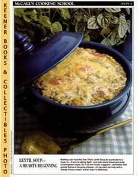 McCall's Cooking School Recipe Card: Soups 11 - Thick Lentil Soup  (Replacement McCall's Recipage or Recipe Card For 3-Ring Binders)