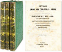 Lexicon Universi Corporis Juris in Quo Repertorium Sententiarum