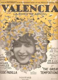 Sheet music (1) from this Broadway show. Song: Valencia (A Song of Spain) Sheet music (1) from this Broadway show. Song: Valencia (A Song of Spain)
