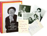 Notes on a Cowardly Lion: The Biography of Bert Lahr (Signed First Edition, review copy)