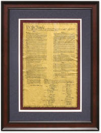 Framed and Glazed Facsimile of the United States Constitution