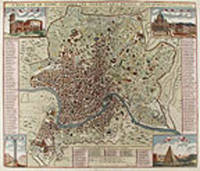 "A New Mapp of Rome Shewing its Antient and Present Scituation"