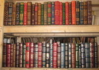 50 books from The Franklin Library Pulitzer Prize set: The Education of Henry Adams - Henry Adams / Humbolt's Gift - Saul Bellow / The Good Earth - Pearl Buck / Benjamin Franklin - Carl Van Doren / A Stillness at Appomattox - Bruce Catton / The Reivers - William Faulkner / The Grapes of Wrath - John Steinbeck / Our Town and The Skin of our Teeth - Thornton Wilder / Across the wide Missouri - Bernard Devoto / Fire in the Lake - Frances Fitzgerald / Profiles in courage - John F. Kennedy / Eleanor and Franklin - Joseph Lash / The Late George Apley - John P.  Marquand / Collected poems of - Marianne Moore / The Yearling - Marjorie Kinnan Rawlings / Three plays by - Robert E. Sherwood / The Guns of August - Barbara Tuchman / All the King's men - Robert Penn Warren / The Age of Innocence - Edith Wharton / The Flowering of New England - Van Wyck Brooks / Stories of - John Cheever / So Human Animal - Rene Jules Dubos / The Old man and the sea - Ernest Hemingway / The Spirit of St. Louis - Charles A. Lindbergh
