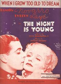 Sheet music (1) from this early Movie Musical.  Song:  When I Grow Too Old To Dream
