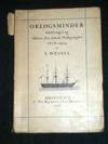 Orlogsminder: Skildringer og Skitser fra Danske Orlogstogter 1878 - 1919
