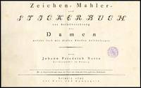 ZEICHEN-MAHLER UND STICKERBUCH zur Selbstbelehrung fur Damen