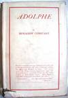 Adolphe. A Narrative Found Among the Papers of an Unknown Person