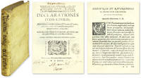 Novae Declarationes Iuris Civilis, A Subtilissimo ac Perspicacissimo