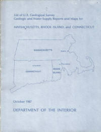 List of U.S. Geological Survey Geologic and Water-Supply Reports and Maps for Massachusetts, Rhode Island, and Connecticut List of U.S. Geological Survey Geologic and Water-Supply Reports and Maps for Massachusetts, Rhode Island, and Connecticut