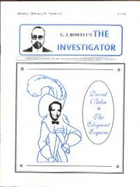 G.J. Rowell's The Investigator (December 95 # 15) G.J. Rowell's The Investigator (December 95 # 15)