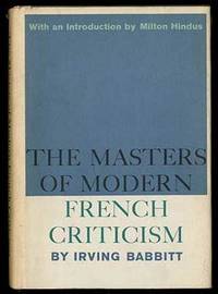 The Masters of Modern French Criticism