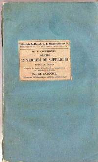 M. T. Ciceronis: Oratio In Verrem de Suppliciis, d'après le texte d'Orelii avec Sommaires et Notes en Français, Novelle Edition M. T. Ciceronis: Oratio In Verrem de Suppliciis, d'après le texte d'Orelii avec Sommaires et Notes en Français, Novelle Edition