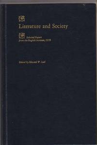 Literature and Society: Selected Papers from the English Institute, 1978; Literature and Society: Selected Papers from the English Institute, 1978;