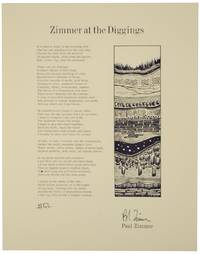 Zimmer at the Diggings (Signed Broadside)