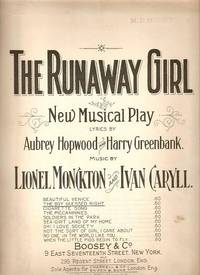 Sheet music (1) from this Broadway show. Song: The Boy Guessed Right Sheet music (1) from this Broadway show. Song: The Boy Guessed Right