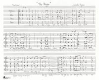 "The Prayer." Autograph musical manuscript of The Lord's Prayer set for mixed choir (SATB)