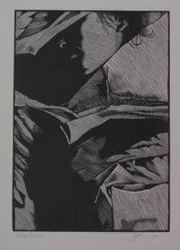 Original wood engraving. Victor Frankenstein's Dream of His Mother/ Elizabeth from "Frankenstein. "
