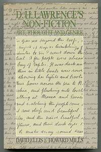 D.H. Lawrence's Non-Fiction: Ar, Thought and Genre