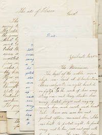 A small collection of manuscript school themes from ca. 1861-1863