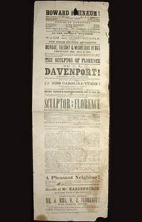 Howard Athenaeum Program 1860 Edward Loomis Davenport [Boston]
