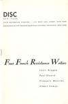 FOUR FRENCH RESISTANCE WRITERS:  Louis Aragon, Paul Eluard, Francois Mauriac, Albert Camus  [Poems and Editorials]