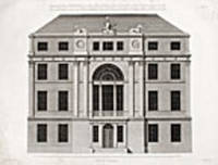 Elevation of a House at Whitehall Restore as a Board Room for the Paymaster General & Commissioners of Chelsea Hospital & Office for Invalids