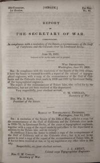 Report of the Secretary of War, communicating, In compliance with a resolution of the Senate, a reconnoissance of the Gulf of California and the Colorado River by Lieutenant Derby