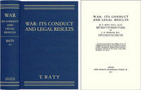 War: Its Conduct and Legal Results