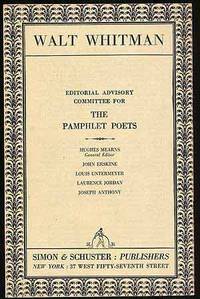 THE PAMPHLET POETS: Walt Whitman