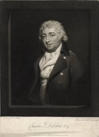 Fine mezzotint engraving of this prominent English composer, dramatist, impresario and singer [Subtitle]: by Juno Young after the painting by Thomas Philips