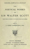 The Poetical Works