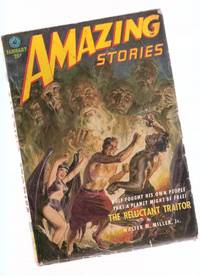 Amazing Stories Science Fiction Pulp Magazine, Volume 26, # 1, January 1952 ( Reluctant Traitor; The last Revolution; No Greater Wisdom; C'Mon-A My Planet; The Impossible Weapon ) Amazing Stories Science Fiction Pulp Magazine, Volume 26, # 1, January 1952 ( Reluctant Traitor; The last Revolution; No Greater Wisdom; C'Mon-A My Planet; The Impossible Weapon )