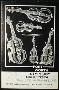 Paul Badura-Skoda Autograph--program from 1959 Beethoven Piano Concerto no. 5 Performance with the Fort Worth Symphony Orchestra Paul Badura-Skoda Autograph--program from 1959 Beethoven Piano Concerto no. 5 Performance with the Fort Worth Symphony Orchestra
