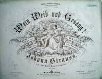 Wein, Weib und Gesang! Walzer fur das Pianoforte... Op. 333