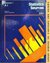 Statistics Sources (26th Edition - 2003) Statistics Sources (26th Edition - 2003)