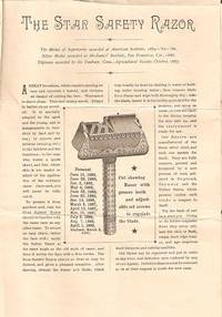 THE STAR SAFETY RAZOR  [and]  STAR SAFETY RAZOR STROPPING MACHINE