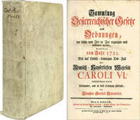 Sammlung Oesterreichischer Gesetze und Ordnungen, wie Solche