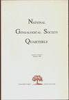 National Genealogical Society Quarterly (Volume 81, Number 3, September 1993) National Genealogical Society Quarterly (Volume 81, Number 3, September 1993)