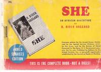 SHE - an African Adventure ---by H Rider Haggard ( Armed Services Edition / ASE # 881 )