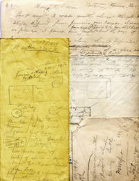 A small collection of eccentric pencil manuscript material relating to Quiring's development of his "charge thought separator