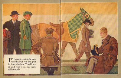 洋書 A HISTORY OF MEN'S FASHION Style Book for Men and Young Men. Spring & Summer 1914