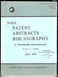 NASA PATENT ABSTRACTS BIBLIOGRAPHY: A Continuing BIbliography, Section  2 - Indexes / NASA SP-7039 (01)
