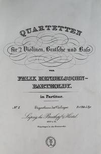 Quartetten f&uuml;r 2 Violinen, Bratsche und Bass... in Partitur. No. 1 [II-VI]